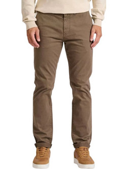 Funky Buddha Essentials Ανδρικό Παντελόνι Chino Ελαστικό Κανονική Εφαρμογή Rusted FBM010-001-02
