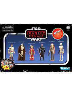 Hasbro Star Wars Phantom Menace Set Σετ Φιγούρες Δράσης για 4+ Ετών 10cm