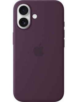 Apple Silicone MagSafe Back Cover Plum (iPhone 16)