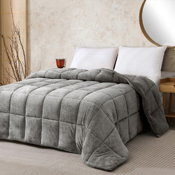 Melinen Κουβερτοπάπλωμα Υπέρδιπλο 220x240 Shelby Dark Grey
