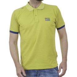 Double Ανδρική Μπλούζα Polo Κοντομάνικη Lime PS-261S