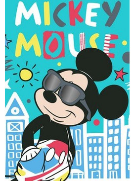 Disney Mickey Mouse Παιδική Πετσέτα Προσώπου / Χεριών 60x40cm Τιρκουάζ