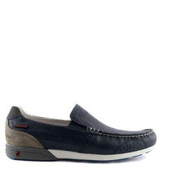 Grisport Ανδρικά Μοκασίνια Loafers Δερμάτινα Navy Μπλε 43208
