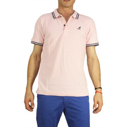 Kangol Ανδρική Μπλούζα Polo Κοντομάνικη Ροζ 707656-PI