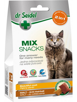 Dr Seidel Mix 2in1 Anti-Hairball & Beautiful Coat 50gr