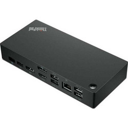 Lenovo ThinkPad USB-C Docking Station με DisplayPort / HDMI 4K PD Ethernet και Σύνδεση 3 Oθονών