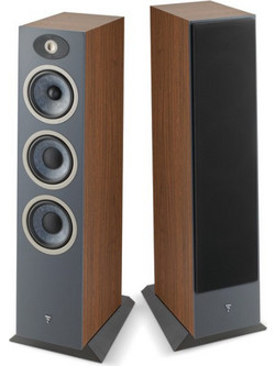 Focal Theva N3 Ζεύγος Ηχείων Hi-Fi Δαπέδου 250W 3 Δρόμων Dark Wood