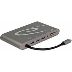 DeLOCK 87297 USB-C Docking Station με DisplayPort / HDMI 4K