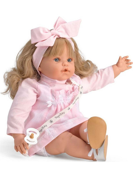 Magic Baby Κούκλα που Κλαίει Susy Pink Dress