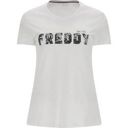 Freddy Γυναικείο Αθλητικό T-Shirt Λευκό S2WCLT1-W