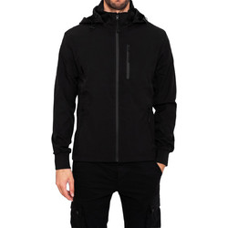 3Guys Ανδρικό Μπουφάν Χειμωνιάτικο Softshell Αντιανεμικό Μαύρο 1-124-1-90-4753