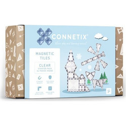 Connetix Magnetic Tiles Clear Starter Pack 34τμχ