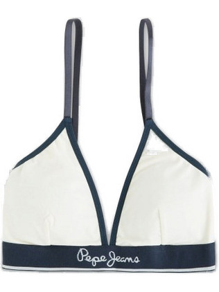 Pepe Jeans Pheobe Σουτιέν Τριγωνάκι χωρίς Μπανέλα Εκρού U4F5788PEP-808
