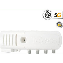 Televes 552220 F 5G Ενισχυτής Σήματος Κεραίας Τηλεόρασης Γραμμής 20dB UHF