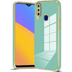Bodycell Gold Plated Back Cover Mint Green (Samsung Galaxy A20s)