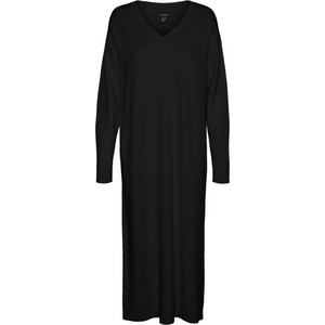 Vero Moda Midi Καθημερινό Φόρεμα Μεταξωτό Μαύρο 10311413 Vero Moda Midi Καθημερινό Φόρεμα Μεταξωτό Μαύρο 10311413