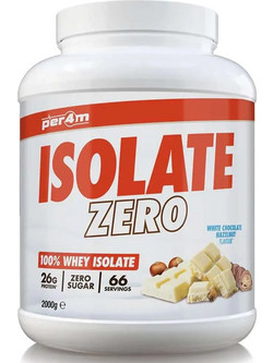 Per4m Isolate Zero White Chocolate Hazelnut Πρωτεΐνη Ορού Γάλακτος Γράμμωσης 2kg