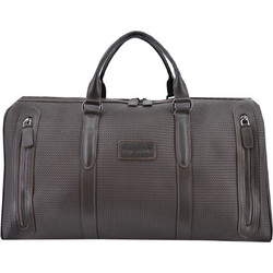 Leather 100 44S-BAG-1145-50 Σακ Βουαγιάζ Καφέ
