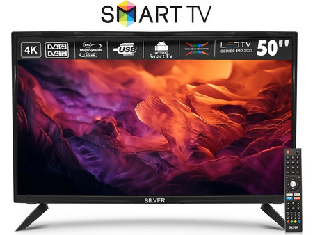 Silver SI50D1 Smart Τηλεόραση 50" 4K UHD