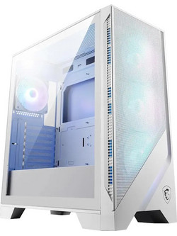 MSI MAG Forge 320R Airflow White Gaming Midi Tower Κουτί Υπολογιστή με Πλαϊνό Παράθυρο