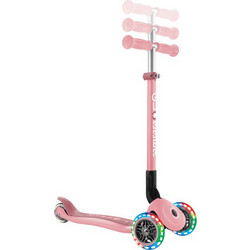 Globber Scooter Τρίτροχο Πατίνι Primo Foldable Lights Pastel Pink 432-211-3
