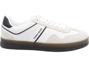Tommy Jeans Greenwich Ανδρικά Sneakers Λευκά EM0EM01524-BDS