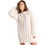 Funky Buddha Mini Καθημερινό Φόρεμα Πλεκτό Nude FBL010-100-13