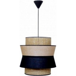 Heronia Lighting Κρεμαστό Φωτιστικό Οροφής Μονόφωτο Μαύρο 14-0324