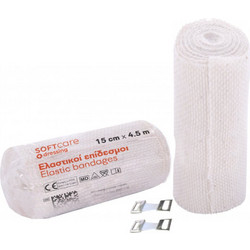 Bournas Medicals Soft Care Ελαστικός Επίδεσμος 15cm x 4.5m