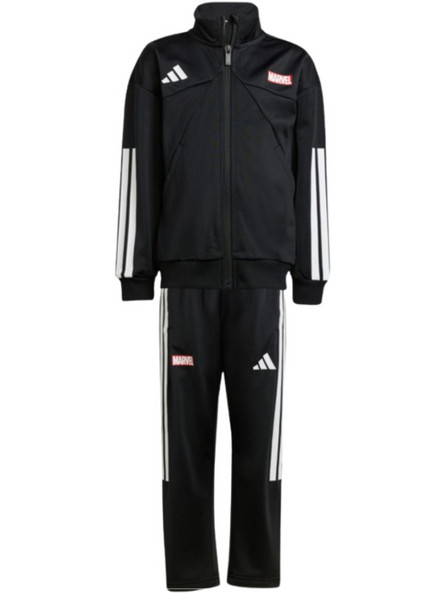 Adidas Marvel Spider-Man Παιδικό Σετ Φόρμας Μαύρο JF3657