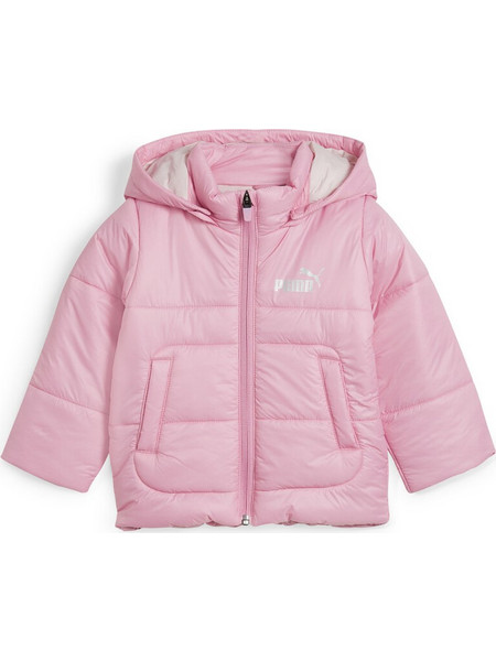 Puma Αθλητικό Παιδικό Μπουφάν Χειμωνιάτικο Puffer Ροζ 675971-48
