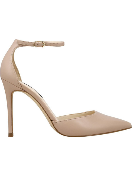Nine West FAIZ Γόβες Δερμάτινες με Τακούνι Στιλέτο & Λουράκι Μπεζ FAIZ03-112