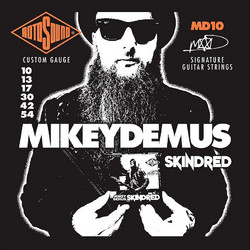 Rotosound MD10 Mikey Demus Σετ 6 Χορδές Ηλεκτρικής Κιθάρας Nickel Plated Steel 10-54" Medium Tension