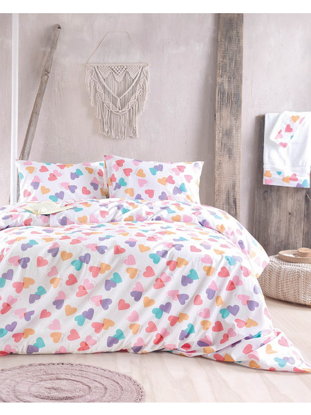 Rythmos Σετ Σεντόνια King Size Βαμβακερά 270x290 Symbol Zoey