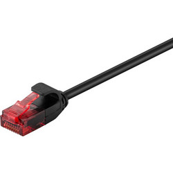 Goobay U/UTP Cat.6 Καλώδιο Δικτύου Ethernet 0.25m Black 71548