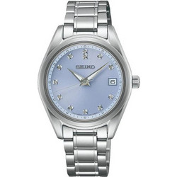 Seiko Γυναικείο Ρολόι με Ασημί Μεταλλικό Μπρασελέ SUR581P1