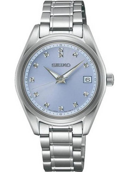 Seiko Γυναικείο Ρολόι με Ασημί Μεταλλικό Μπρασελέ SUR581P1