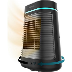 Cecotec Ready Warm 1550 Max Ceramic Rotate Smart Black Κεραμικό Αερόθερμο Δαπέδου 1500W