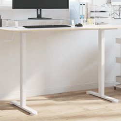 vidaXL Γραφείο Ξύλινο Ρυθμιζόμενο Ύψος 114x60x135cm 4005340