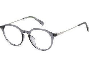 Polaroid Eyewear PLD510G KB7 Σκελετός Γυαλιών Οράσεως Κοκάλινος Μεταλλικός Ασημί Γκρι