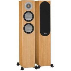 Monitor Audio Silver 200 Ζεύγος Ηχείων Hi-Fi Δαπέδου 150W 2.5 Δρόμων Natural Oak