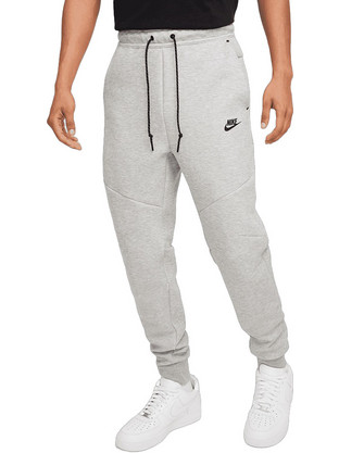 Nike Ανδρικό Παντελόνι Φόρμας Fleece με Λάστιχο Γκρι HV0959-063