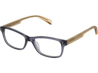 Zadig & Voltaire VZV1735 204AL Γυναικείος Σκελετός Γυαλιών Οράσεως Κοκάλινος Μαύρος Καφέ