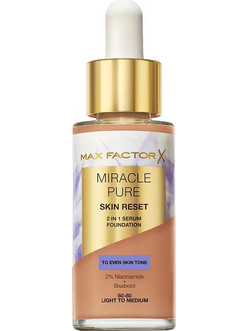 Max Factor Miracle Pure Serum 80 Light to Medium Liquid Make Up 30ml