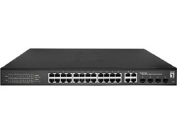 LevelOne GES-2128P Managed L2 Switch με 24 Θύρες Ethernet 1000Mbps και 4 SFP θύρες