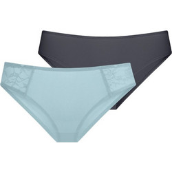 Dorina Radha Γυναικεία Slip με Δαντέλα 2Pack FXCH0040LA141-2X0389
