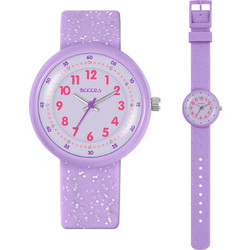 Tikkers Girls Purple Silicone Strap ATK1102