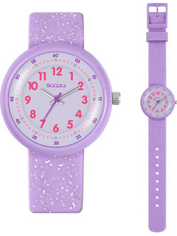 Tikkers Girls Purple Silicone Strap ATK1102