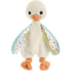 Fisher-Price Snuggle Up Goose Πανάκι Παρηγοριάς Παπάκι Μπεζ HRB16