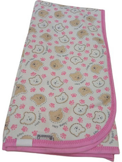 Bears Πάνα Αγκαλιάς Ροζ 100x96cm TS00954